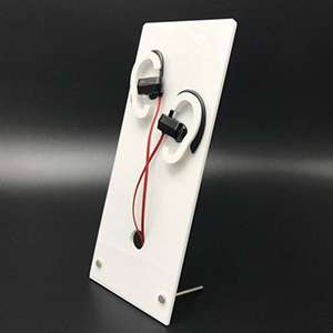 Countertop Acrylic Headphone Holder Display Stand with Standoff
