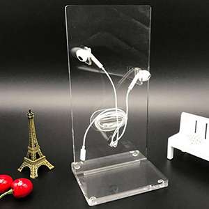 Acrylic In-ear and Earbud Headphone Bracket Display Rack