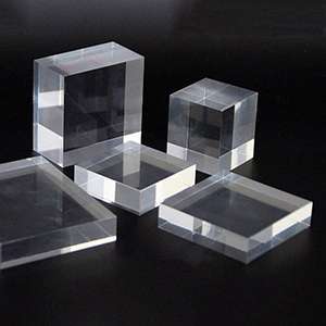 Acrylic Block Platform Fine Jewelry Display Ring Necklace Bracelet