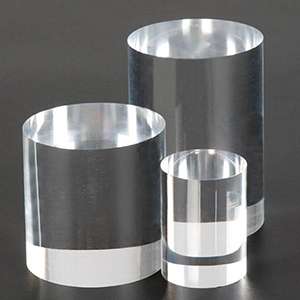 Solid Clear Acrylic Cylinder