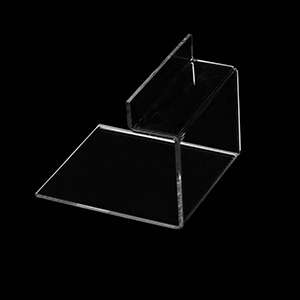 Countertop C-style Clear Acrylic Perspex Shoe Displays & Stands