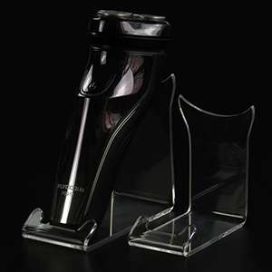 L Shaped Clear Acrylic Display Stand for Razors