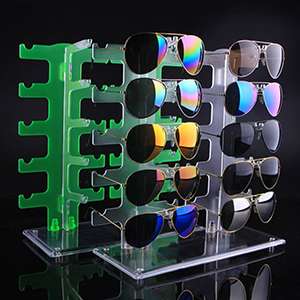 Acrylic Crystal Clear Display Retail Show Glasses Display Stand