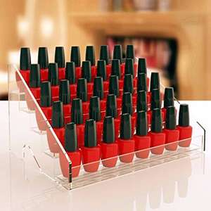 Clear 5 Layers Acrylic Lipstick and Nail Polish Organizer