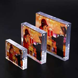 Square Corner Magnetic Photo Frame in Desktop Picture Display XH0203