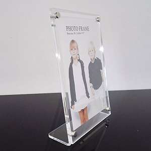 Acrylic L Shape Easel Picture Frames XH00218