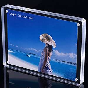 Round Corners Acrylic Magnetic Photo Frame