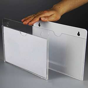 Acrylic Sign Holder Wall Mount